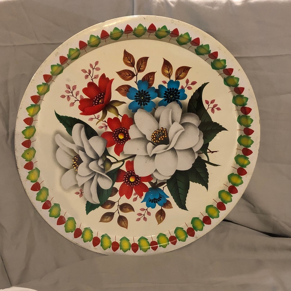 Vintage serving tray 12 “